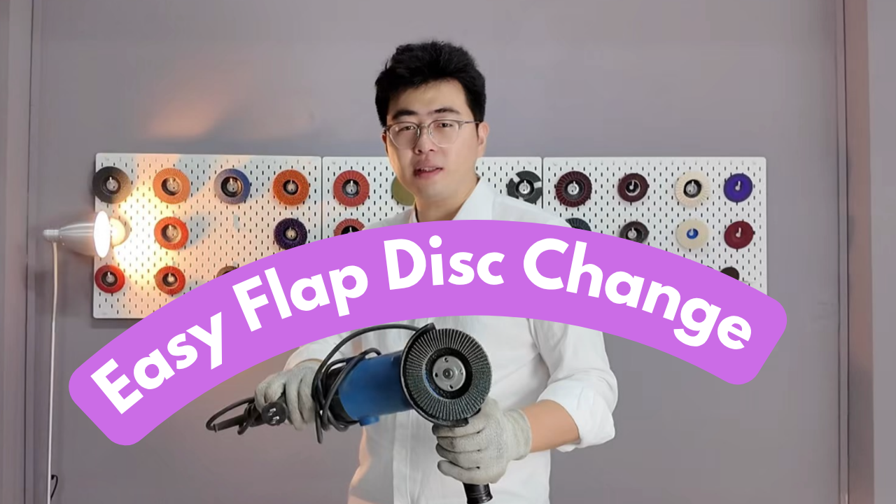 How to Change a Flap Disc on an Angle Grinder | TaiMei Abrasives