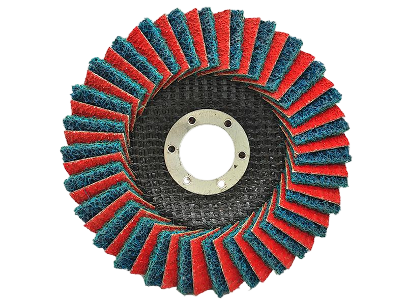 Interleaved Non-Woven Flap Disc